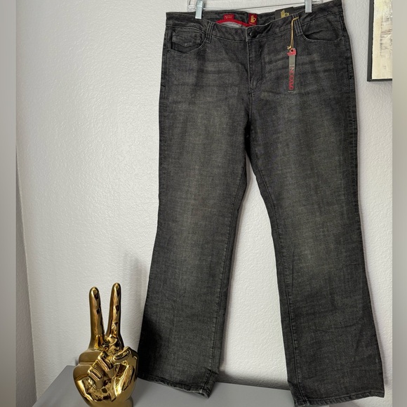 NWT Sasson ⭐️ Stardust Vintage 90’s Jeans With Rhinestones & Embroidery.  S-16. - Picture 6 of 14